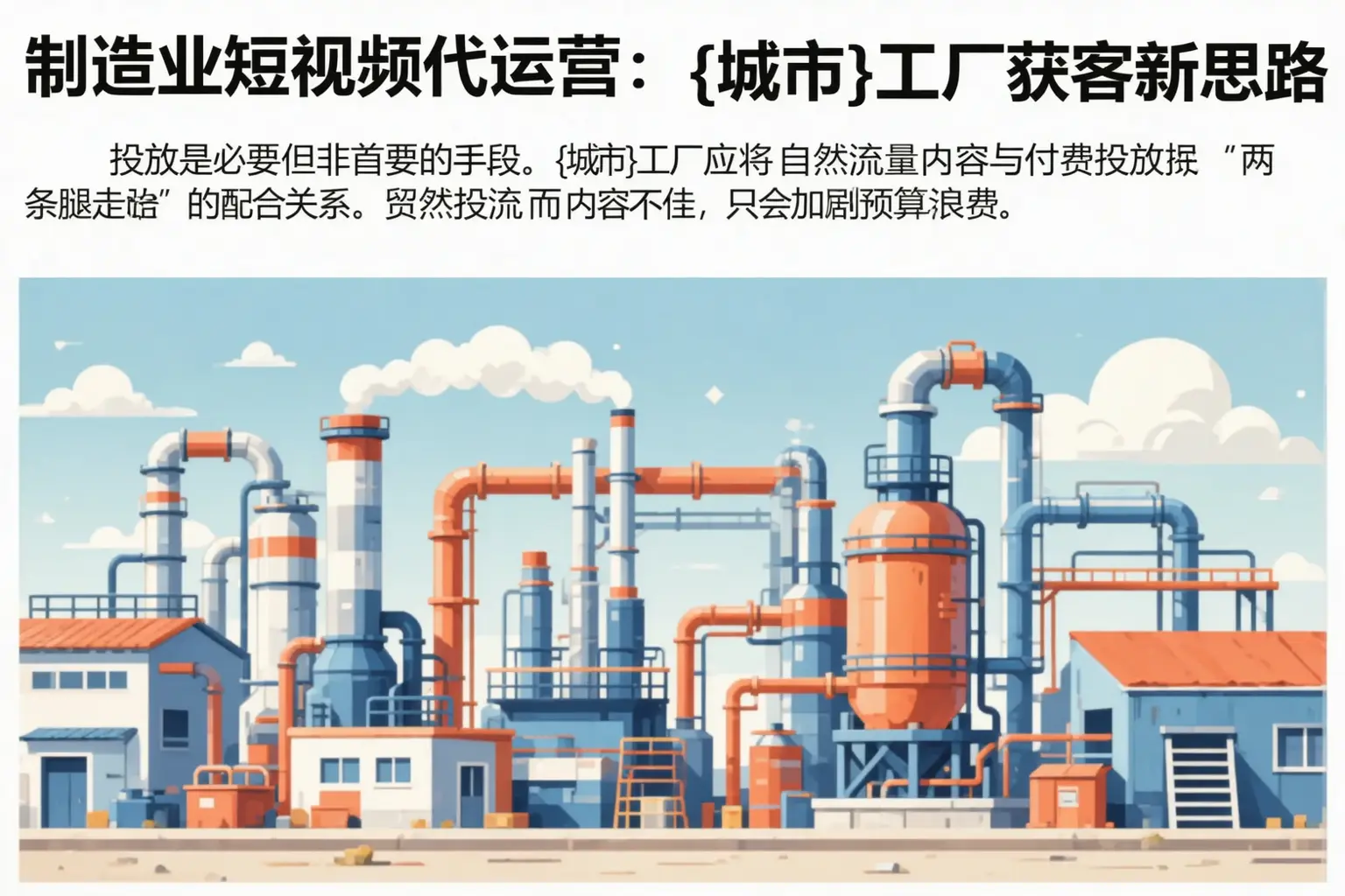 制造业短视频代运营:漠河工厂获客新思路