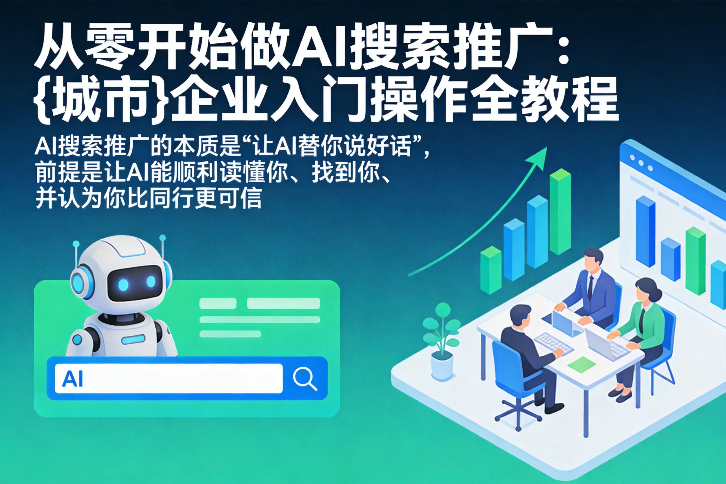 从零开始做AI搜索推广：漠河企业入门操作全教程