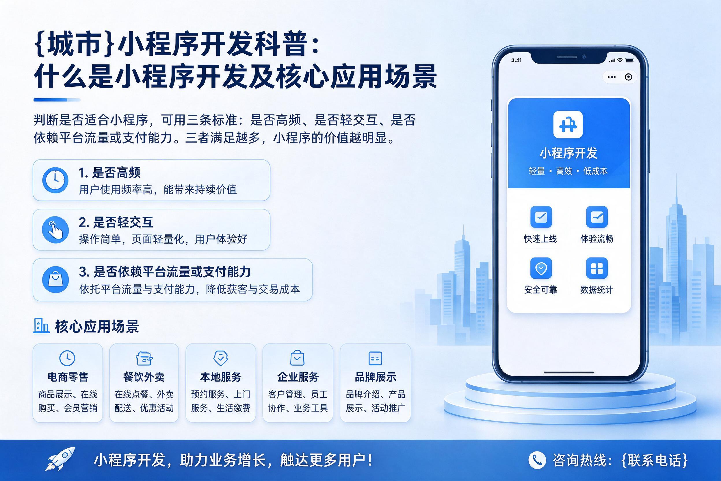 漠河小程序开发科普：什么是小程序开发及核心应用场景